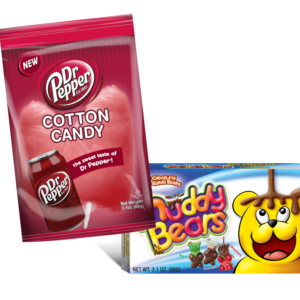 Dr. Pepper Cotton Candy 3.1oz & Muddy Bears® 3.1oz